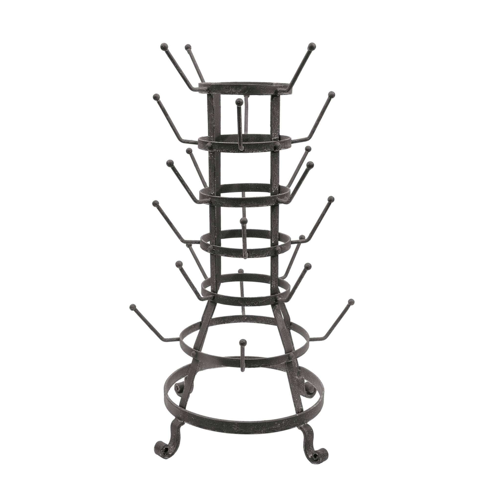 Hello Honey® 24 Hook Metal Bottle & Mug Holder